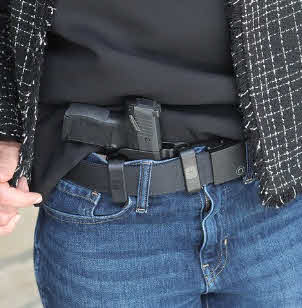 Inside the waistband holster